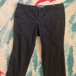 Torrid Cropped Twill Military Pant - Black Wash Size 22